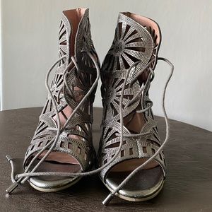 Joie metallic sandal heel